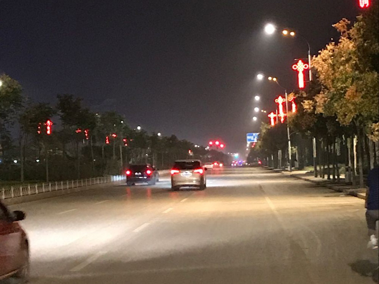 菏澤市鄆城縣水滸路、金河路照明改造